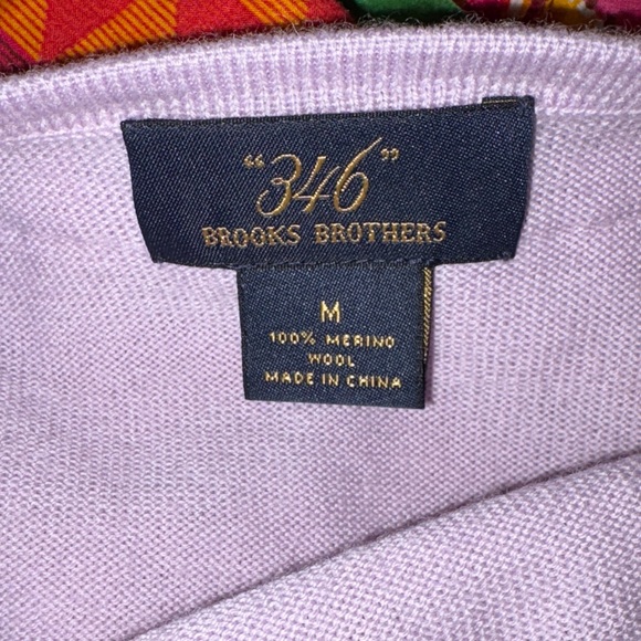 Brooks Brothers Lavender Lilac Merino Wool Ruffle Cardigan - M - Picture 8 of 9